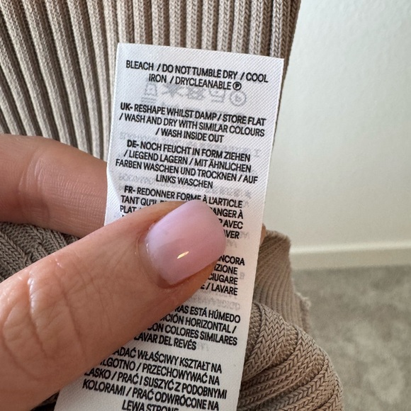 Boden Ribbed Tan Tank Top - Picture 2 of 5